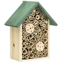 vidaXL Hôtels pour insectes 2 pcs. 23x14x29 cm bois massif sapin