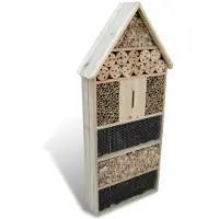 vidaXL Hôtel pour insectes XXL 45,5x15x99 cm