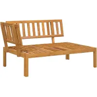 vidaXL Canapé d'angle de jardin en palettes en bois massif d'acacia