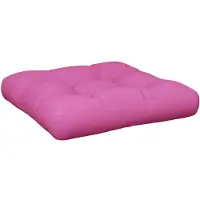 vidaXL Coussin de palette rose 58x58x10 cm tissu oxford