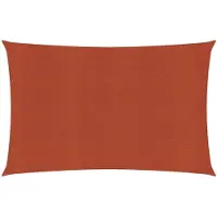 vidaXL Store 160 g/m² rouge terracotta 3x4,5 m HDPE