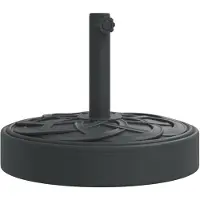 vidaXL Pied de parasol pour mât Ø38/48 mm 25 kg Rond