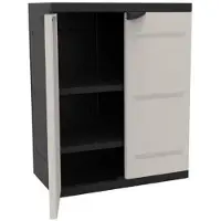 Plastiken Armoire en Plastique 70 x 44 x 88 cm - Solution de Rangement Durable