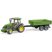 BRUDER Tractor John Deere With Shovel And Trailer Multicolore 3-6 Years