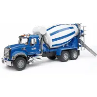BRUDER Cement Mixer Mack Granite 02814 Truck Clair Enfants