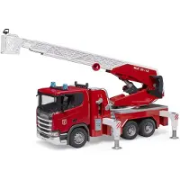 BRUDER Camion de pompiers Br-Scania avec son 03591