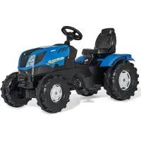 Rolly Toys Trettraktor New Holland, Sitz verstellbar, Flüsterreifen, ab 3 Jahre