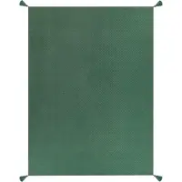 Beliani Couvre-Lits Lindula Coton 150 X 200 Cm Vert