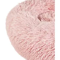 Beliani Lit Pour Animal Kulu Fourrure Synthétique Rose