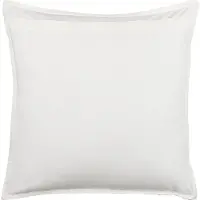 Beliani Lot de 2 coussins MEADIA Coton 45 x 45 cm Floral Impression en bloc Rouge