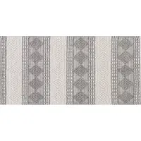 Beliani Tapis en laine Lumarko 80 x 150 cm Beige et gris Bozova. (80 x 150 cm)