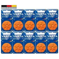 Varta 10x 69943 Pile Acoustic Special PR48 (13), 6 pièces sous blister - Pile bouton Zinc Air, 1,45 V pour appareils auditifs