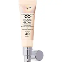 IT Cosmetics Cc+ Nude Glow Lightweight + Serum Spf40 Fair Ivory 32ml Foundation Beige Femme