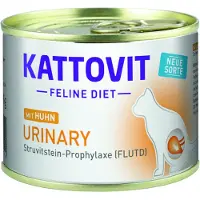 Kattovit Feline Diet Urinary Nourriture humide au poulet pour les chats ayant des problèmes urinaires 12x185 g