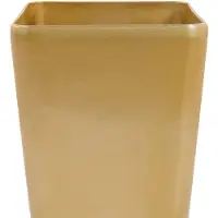 Beliani Pot De Fleurs Doré 30 X 30 X 57 Cm Modi