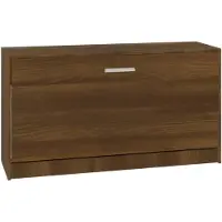 vidaXL Banc à chaussures Chêne marron 80x24x45 cm Bois d'ingénierie