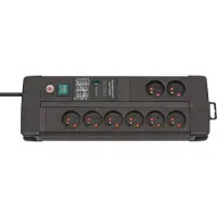 Brennenstuhl Premium-Line 8x Duo 3m noir - multiprise