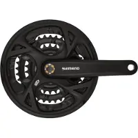 Shimano Acera M371 With Chain Guard 104 Bcd Crankset Noir 175 mm / 48/36/26t
