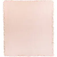 Beliani Couvre-Lits Hatton Coton 200 X 220 Cm Rose Pastel