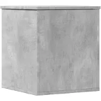 vidaXL Coffre gris béton 40x42x46 cm Bois composite