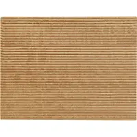 Beliani Couvre-Lits Rakya Fourrure Synthétique 150 X 200 Cm Marron Clair