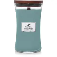 Woodwick Evergreen Cashmere bougie parfumée avec mèche en bois 610 g