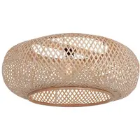 Steinhauer Abat-jour en bambou et bois naturel, Ø 60 cm, E27