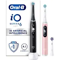 Oral-B iO Series 6N Lot de 2 Noir + Rose