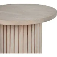 Beliani Table basse en bois de manguier brun clair, plateau au fini naturel, design moderne, salon