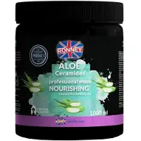 RONNEY Ronneyaloe Ceramides Professional Mask Nährende Therapie für stumpfes, trockenes Haar - 1000ml