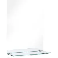 vidaXL Miroir mural avec étagère 40x60 cm Verre trempé