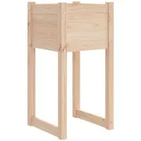 vidaXL Jardinière 40x40x81 cm Bois massif de pin