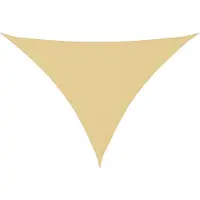vidaXL Voile d'ombrage sable 4x4x5,8 m 100 % polyester oxford