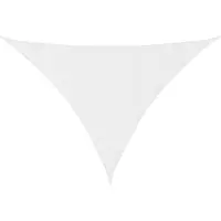 vidaXL Voile de parasol tissu oxford triangulaire 4x5x5 m blanc
