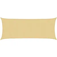 vidaXL Voile d'ombrage sable 4,5x2 m 100 % polyester oxford