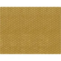 Beliani Couvre-Lits Sitapur Fourrure Synthétique 150 X 200 Cm Moutarde