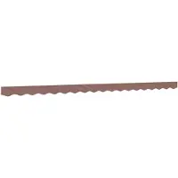 vidaXL lambrequin de store marron 4,5 m