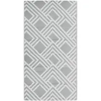 vidaXL Tapis d'extérieur ARAKIL Gris 80x150 cm PP