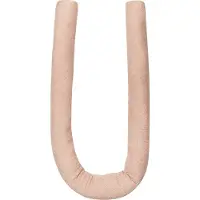 Beliani Coussin Gladiolus Fourrure Synthétique 172 X 14 Cm Unicolore Rose
