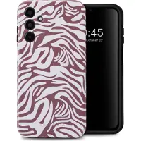 Selencia Coque arrière Vivid Samsung Galaxy A15 (5G/4G) - Trippy Swirl Dark Rose