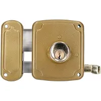 EDM Left Lock With 3 Keys 80 Mm Doré