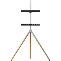 One For All Support TV universel avec trépied WM7471 Chêne clair
