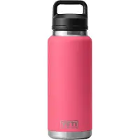 Yeti Rambler Bottle 36oz Chug Cap, Tropical Pink, bouteille thermos avec bouchon chug, 1L