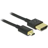 DeLOCK Câble HDMI micro - 2.0 - HDMI D micro mâle - HDMI A mâle
