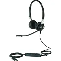 Jabra Biz 2400 II QD Duo UNC - Casque - Oreillette - Bureau/Centre d'appels - Noir - Argent - Stéréo - Chine