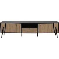 Beliani Meuble Tv Bois Clair Blackpool