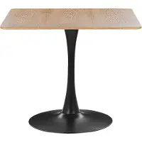 Beliani Table De Repas Boca Bois Clair