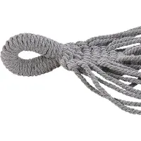 Beliani Hamac Rocca Coton Gris Clair