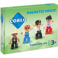 Coblo Jouets carreaux magnétiques mini-figures / poupées 4 pièces