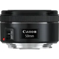 Canon EF 50mm f/1.8 STM (EF, Plein format), Objectif, Noir